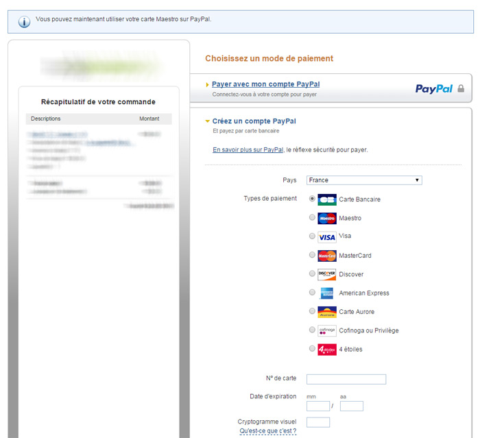 Module Paypal